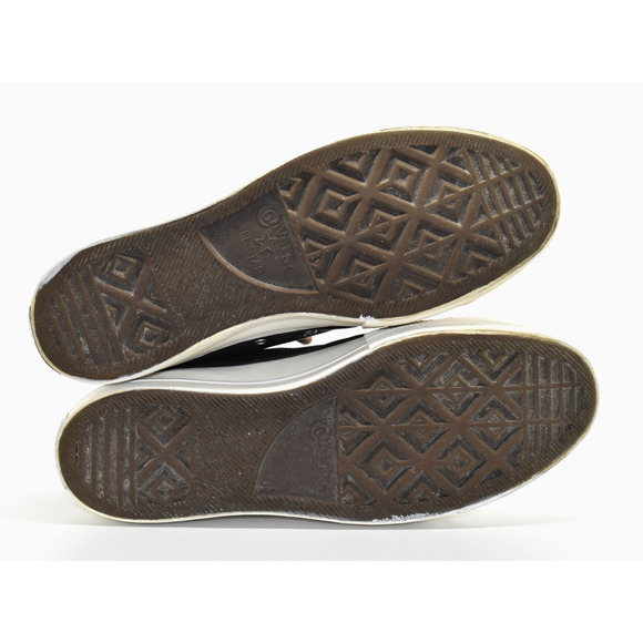 B2 Auth CONVERSE CHUCK TAYLOR Brown Leather Platform Hi Top Sneaker Shoes Sz 8.5 - Picture 6 of 7